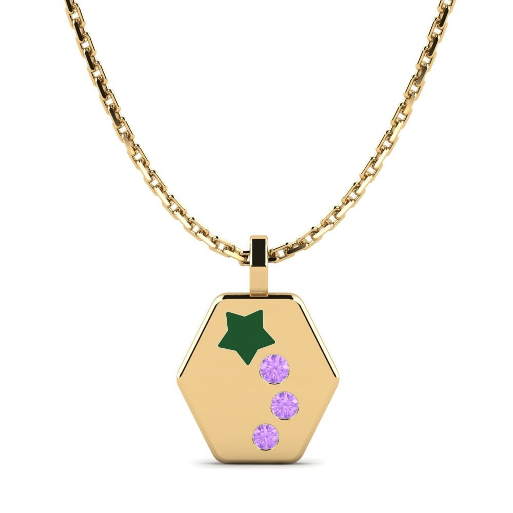 Amethyst Women's Pendant Antiochel