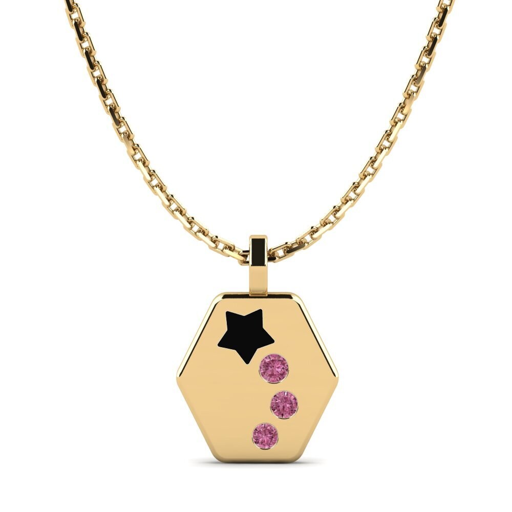 Rhodolite Garnet Women's Pendant Antiochel