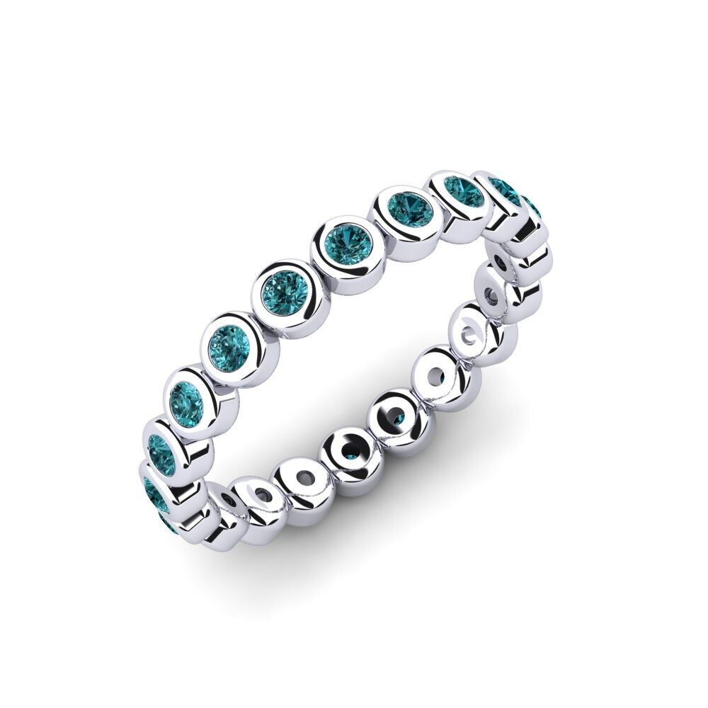 Blauer Diamant Stapelbarer Ring Menga - A