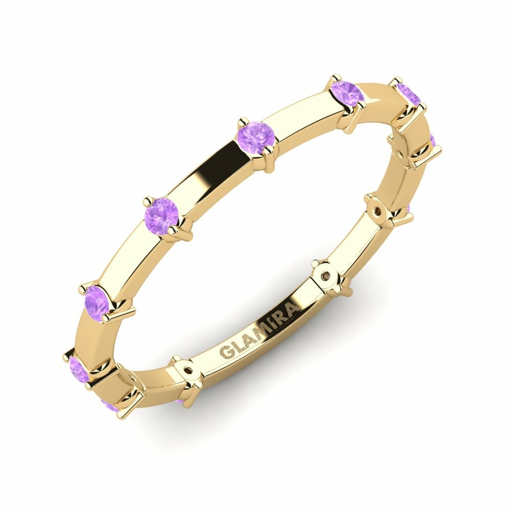 Amethyst Stackable Ring Neema - B