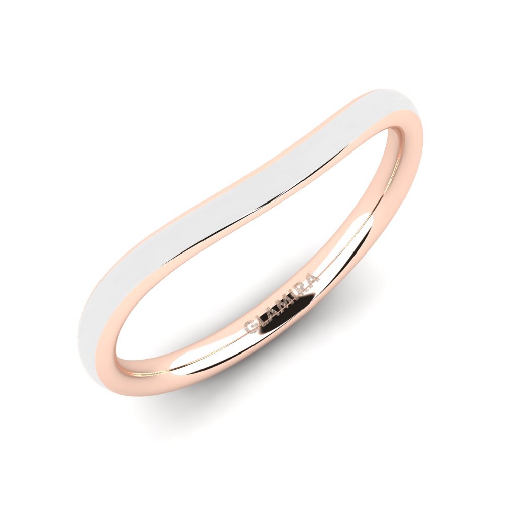 14ct Rose Gold Stackable Ring Sallans - B
