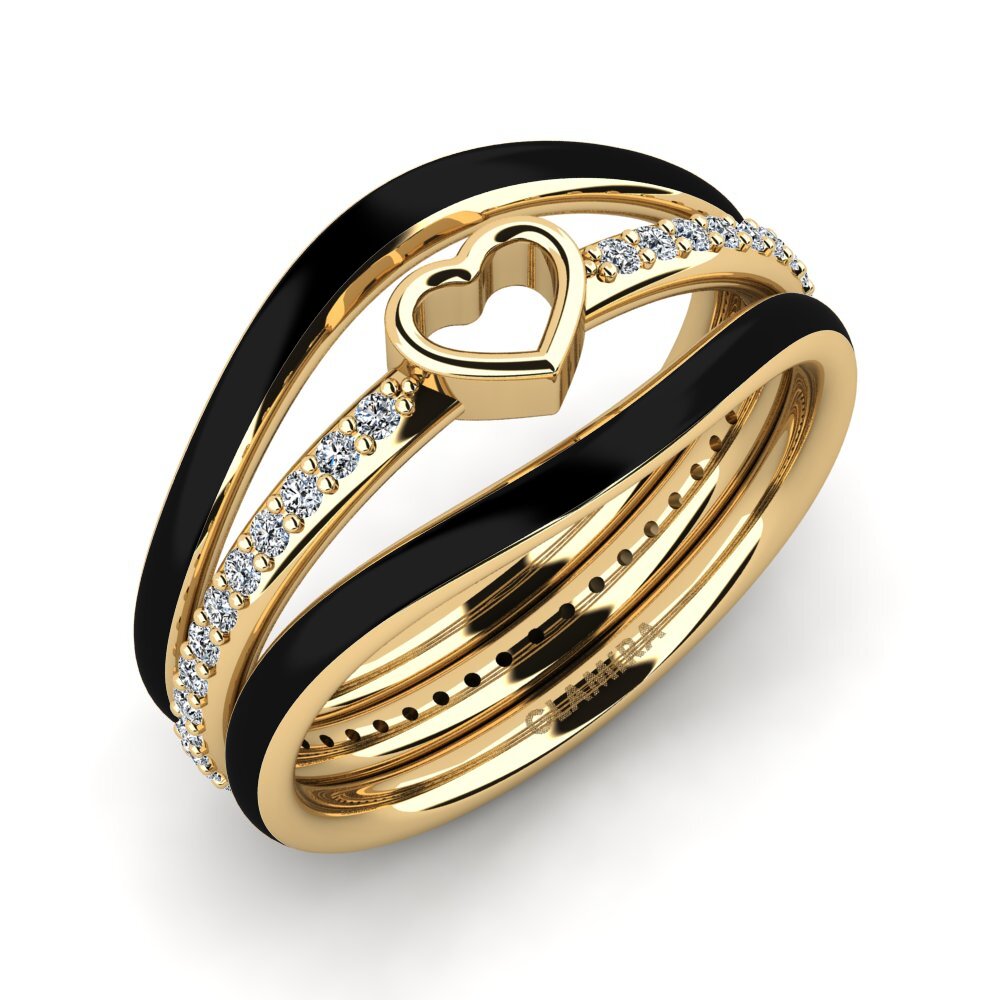 GLAMIRA Stackable Ring Sallans - Set