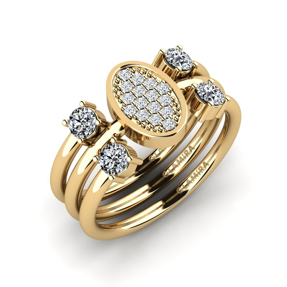 GLAMIRA Stackable Ring Siline - Set