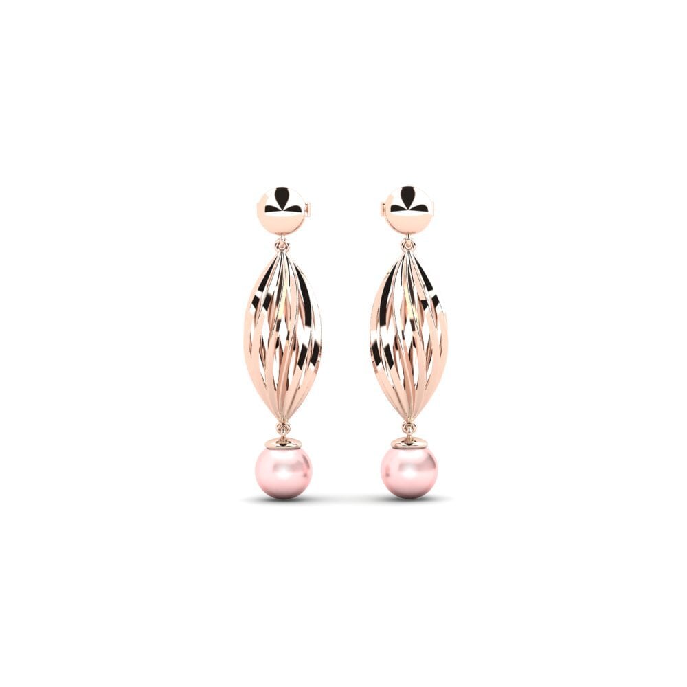 18ct Rose Gold Women's Earring Ospylak