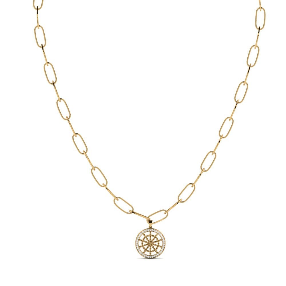 Moissanita Collar de clip Alberore