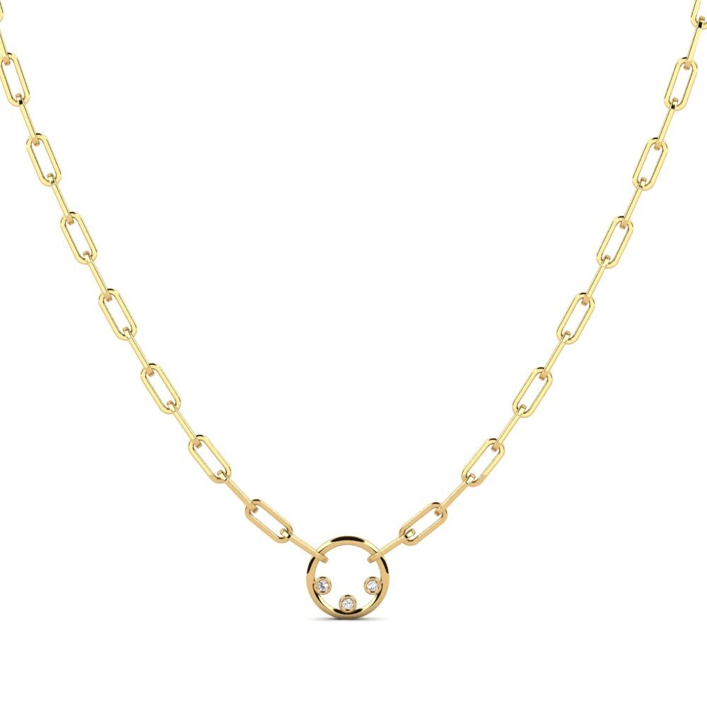 Moissanita Collar de clip Nordant