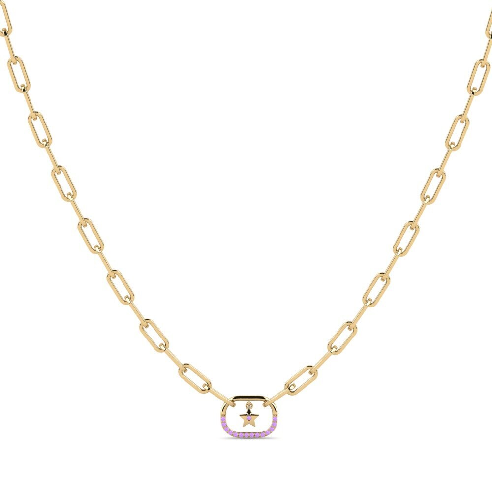 Amatista Collar de clip Rabbian