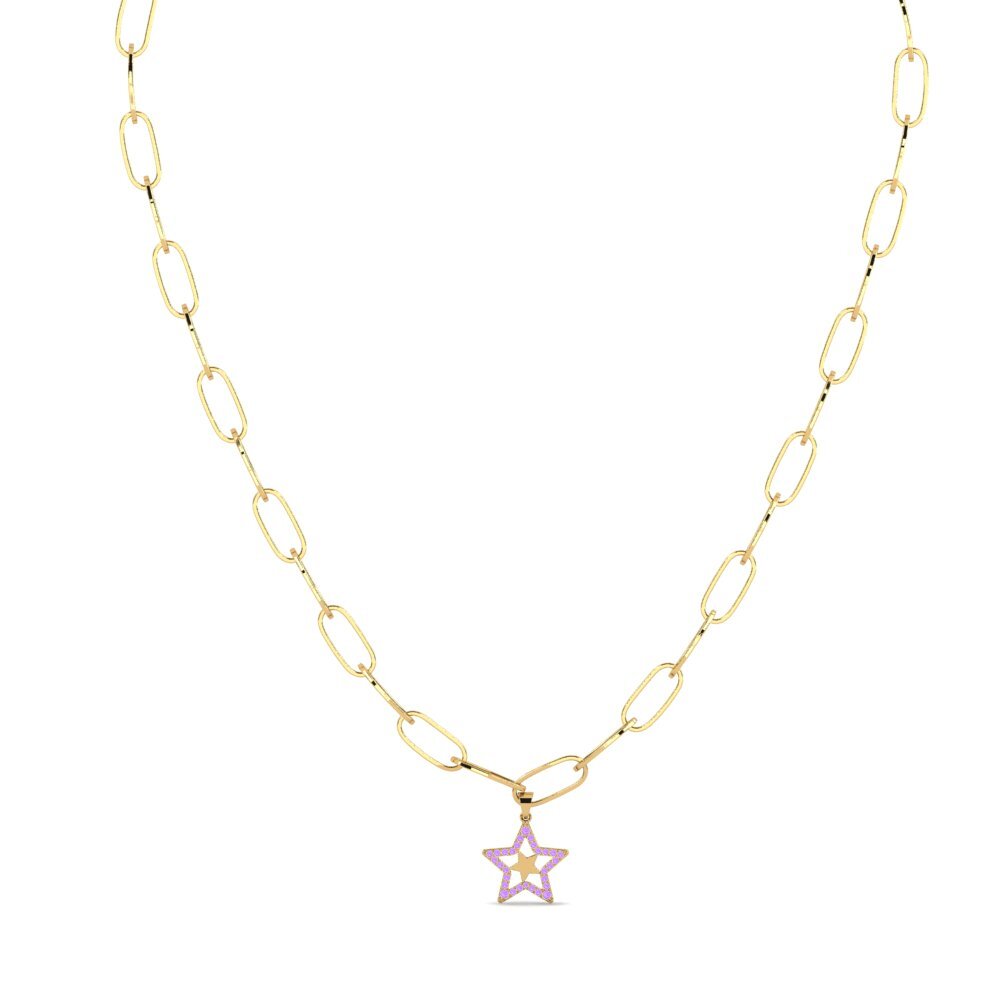Amatista Collar de clip Storianom