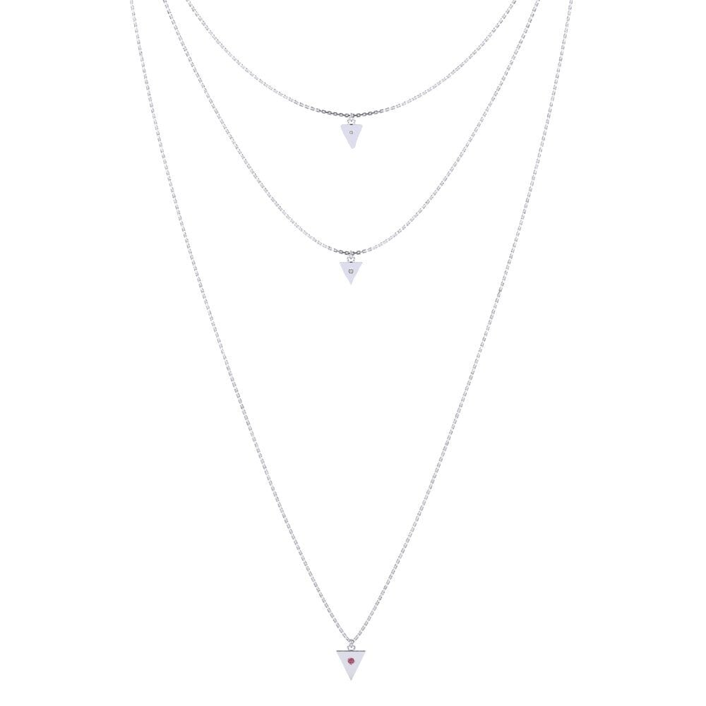 Rhodolite Garnet Women's Necklace Dineliz