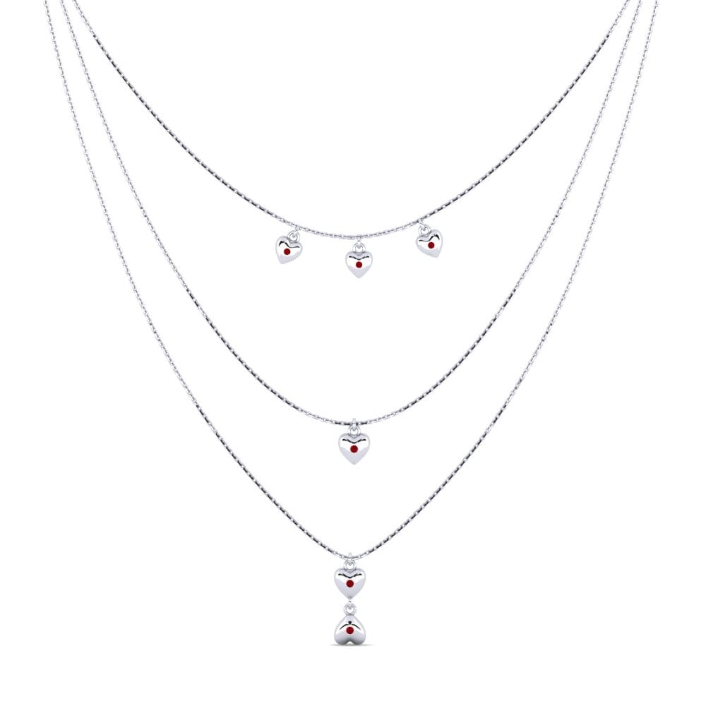 Circonita Roja Collar de Mujer Parinita