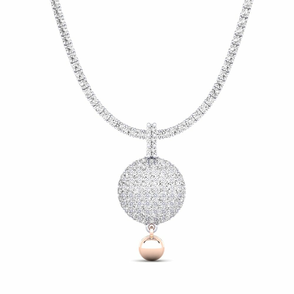 14k White & Rose Gold Tennis Caimati