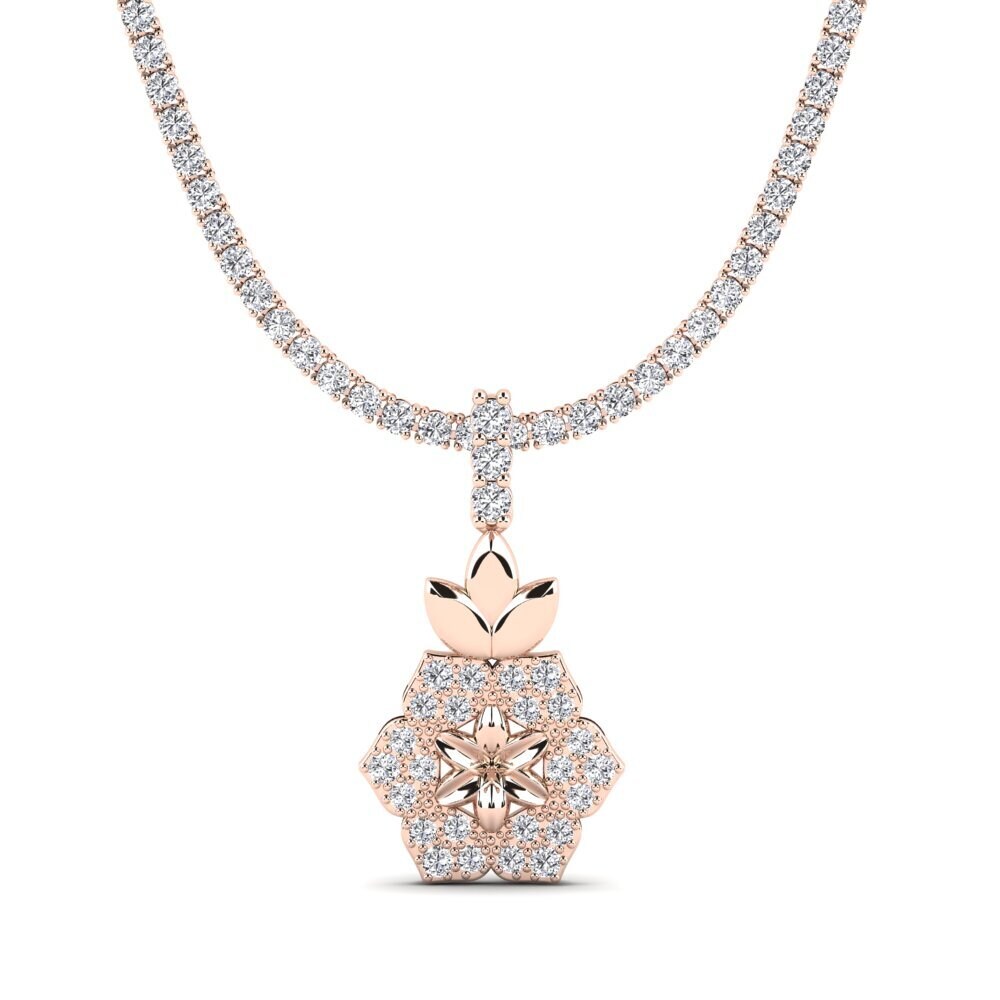 Order 0.39 Carat Round cut 9ct Rose Gold Diamond GLAMIRA Tennis ...