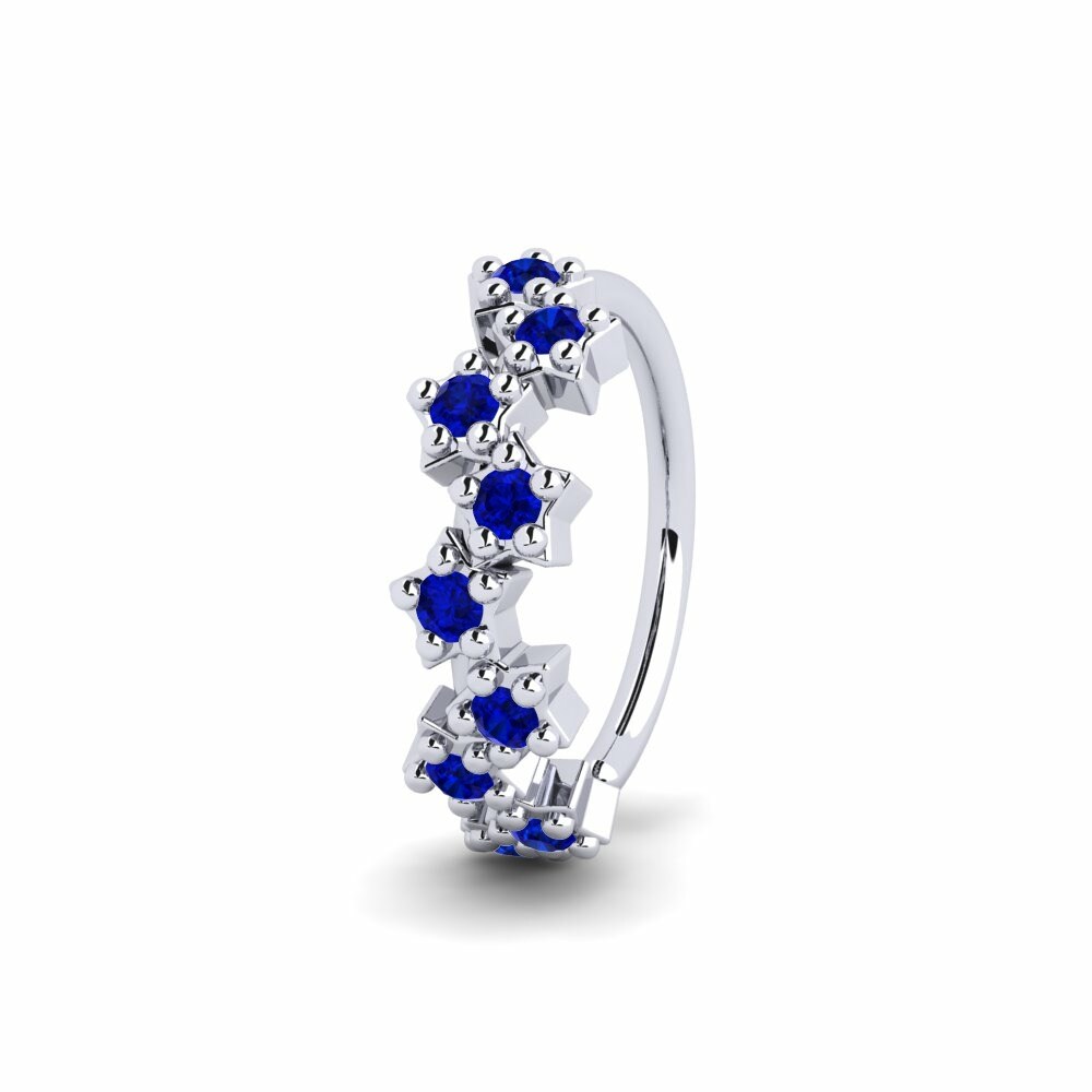 Sapphire Nose Ring Scol