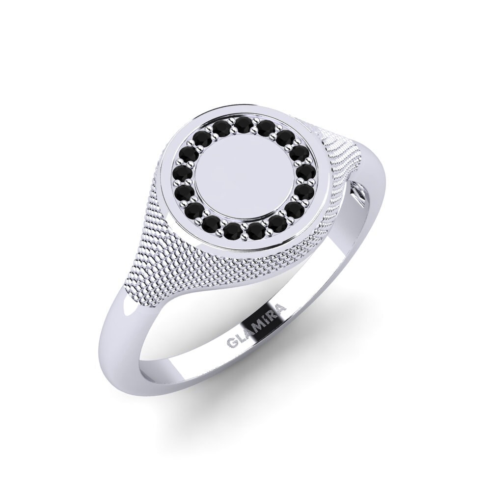 Anillo de dedo meñique para hombre Gaveler 0.136 Quilates