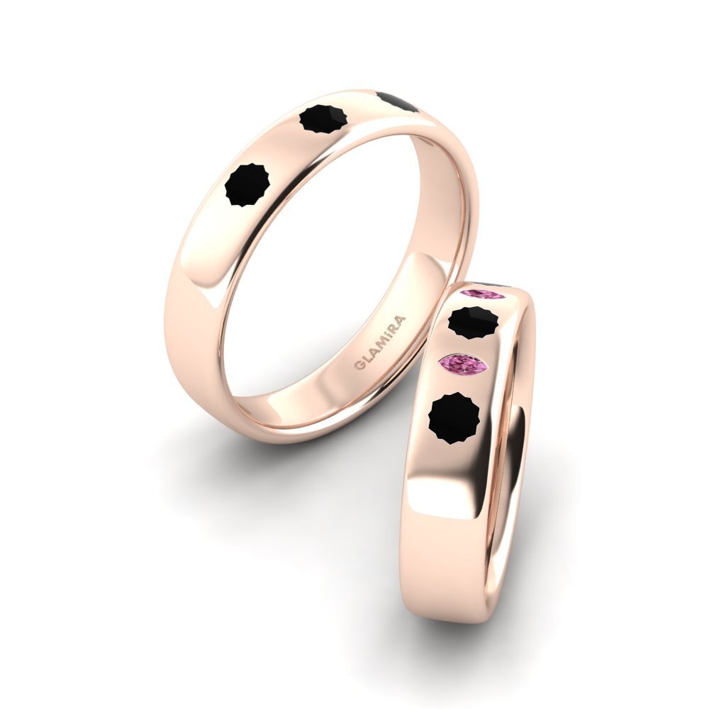 Order 0.044 Carat 18K Rose Gold Rhodolite Garnet Wedding  display picture 1