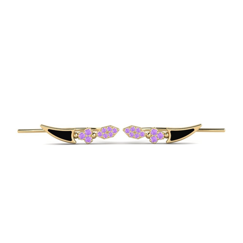 Pendientes Amatista Trepadores