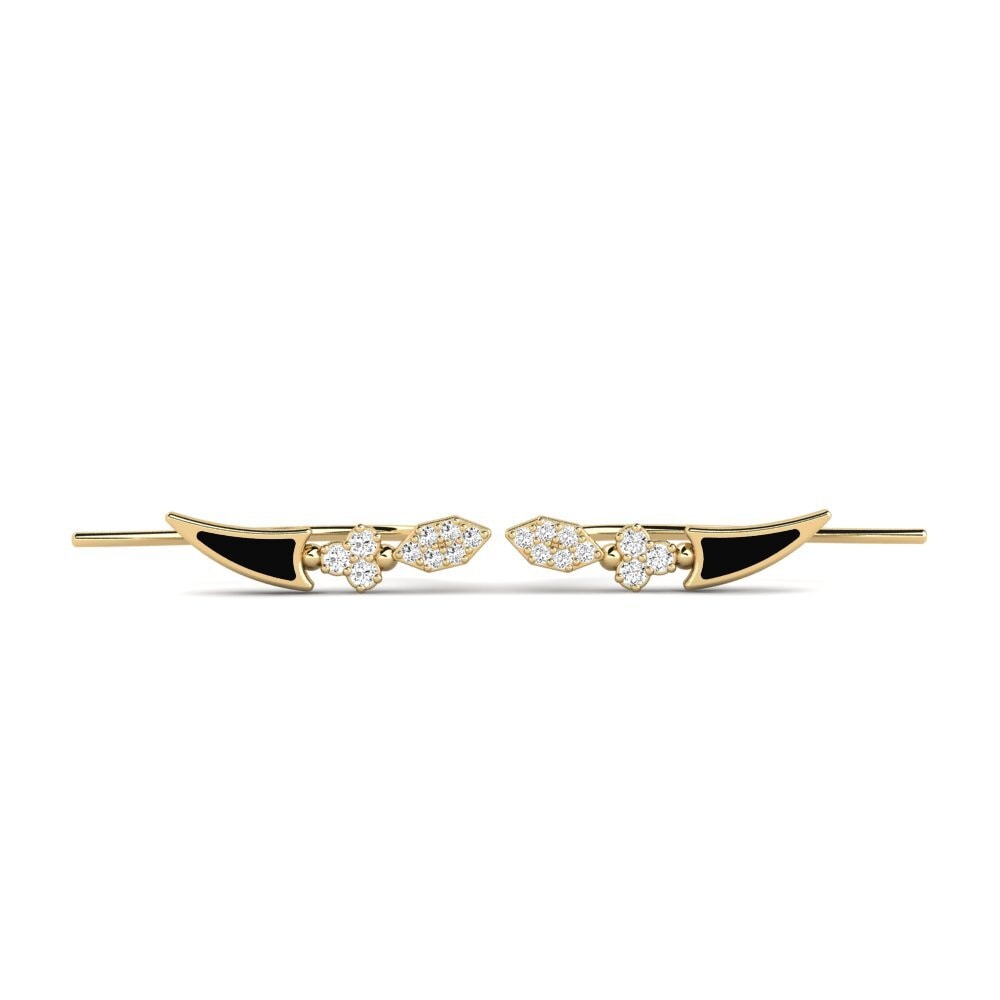 Pendientes Moissanita Trepadores