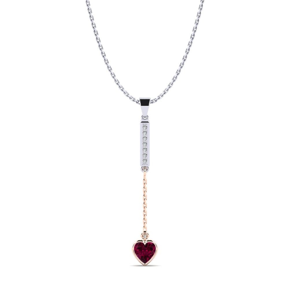 Rhodolite Garnet Women's Pendant Agama