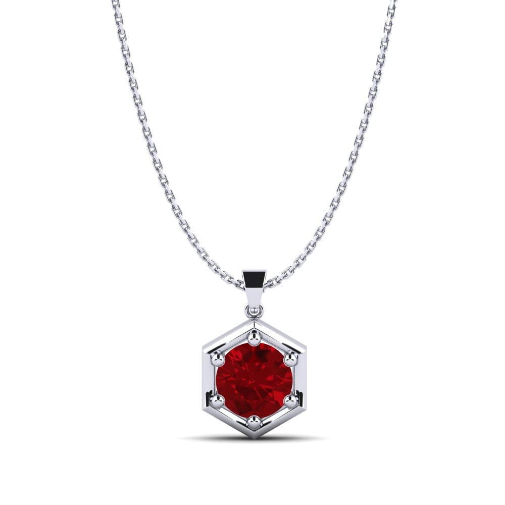 Red Zirconia Women's Pendant Attacker