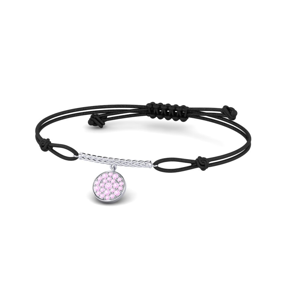 Weißgold 750 Kordel-Armband Maleia