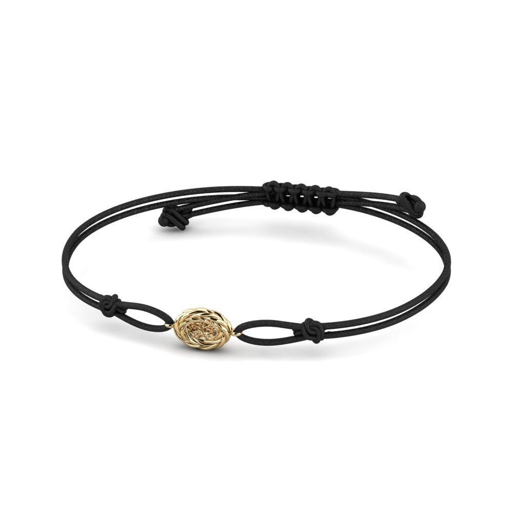 Brauner Diamant Kordel-Armband Markia