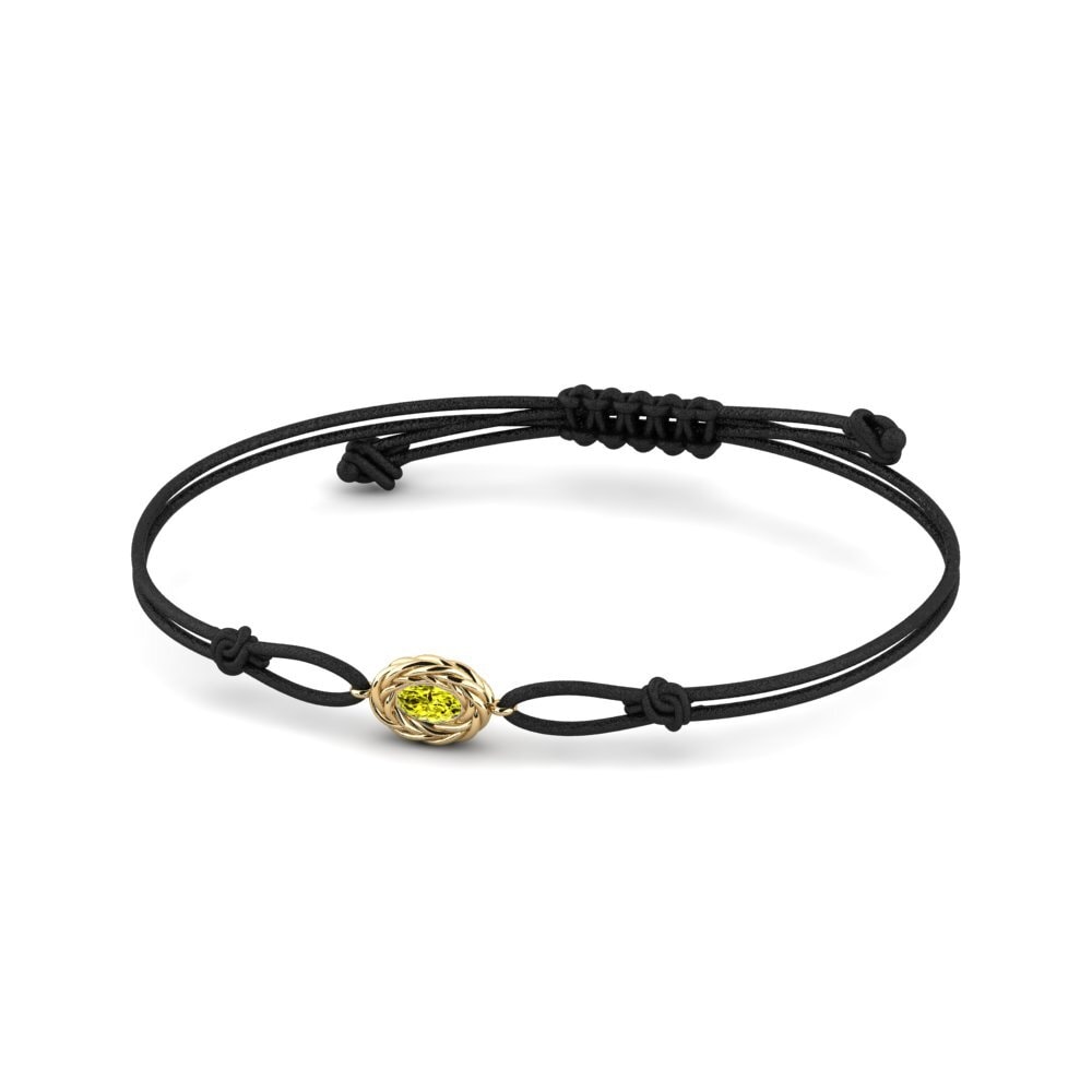 Gelber Diamant Kordel-Armband Markia
