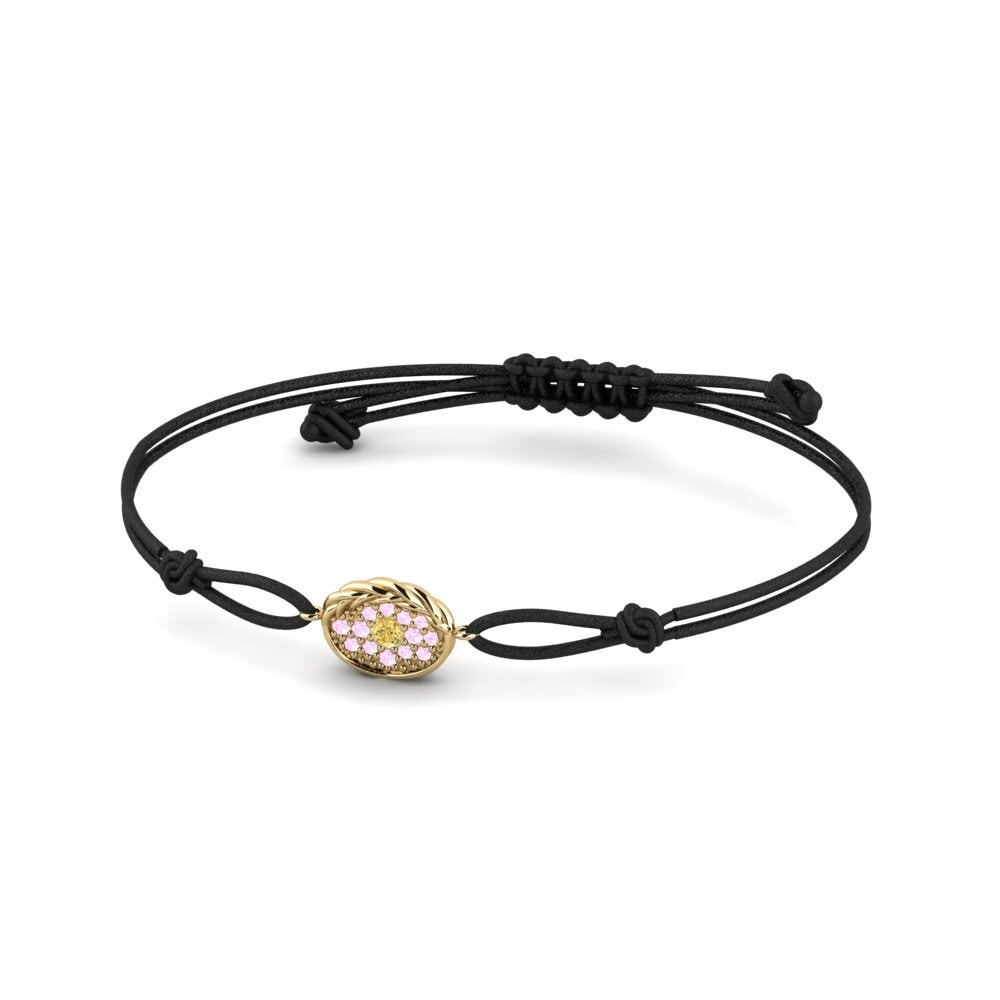 Gelber Diamant Kordel-Armband Rosalea