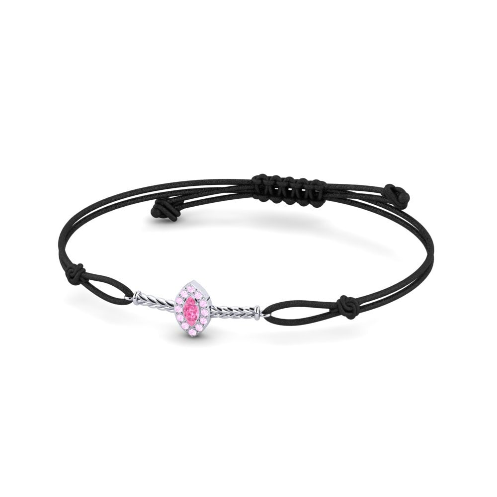 Weißgold 750 Kordel-Armband Ulwandle