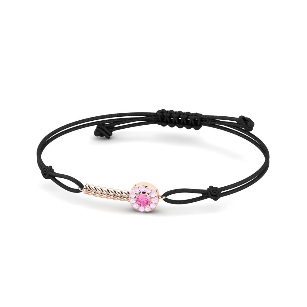 Rotgold 585 Kordel-Armband Vitalco