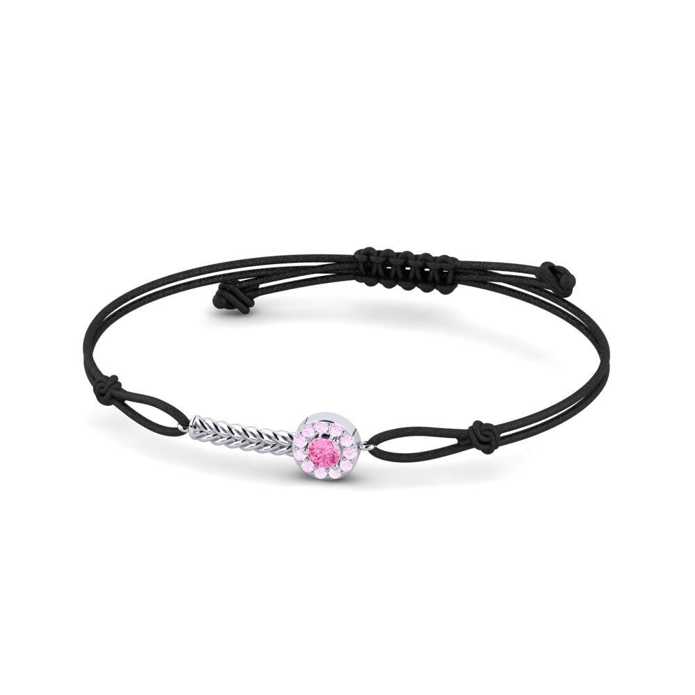Weißgold 750 Kordel-Armband Vitalco