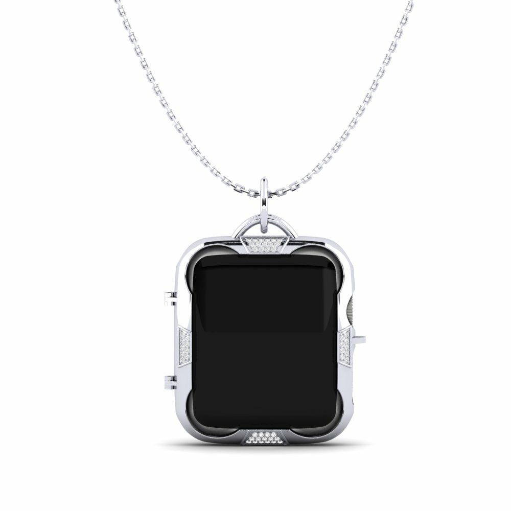 White Silver Apple Watch® Case Coccinelles