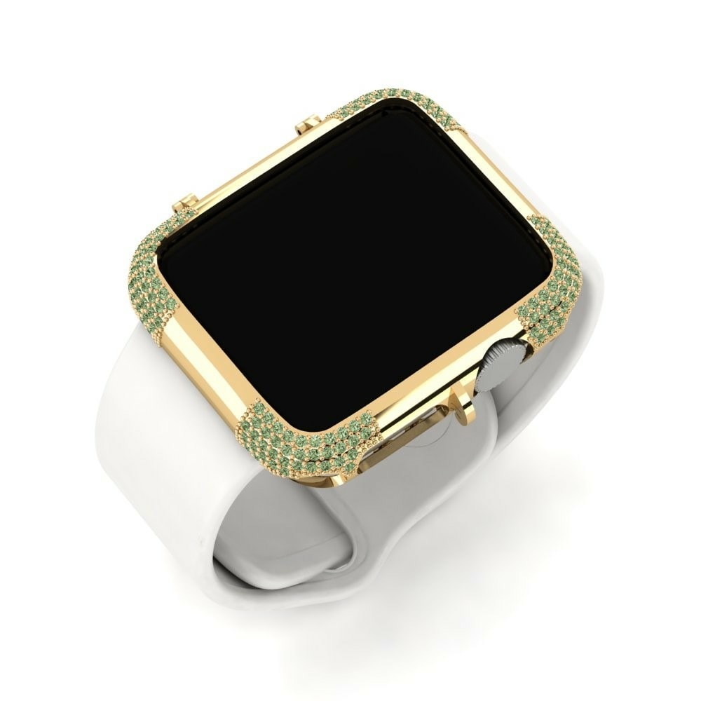 Green Diamond Apple Watch® Case Rattail