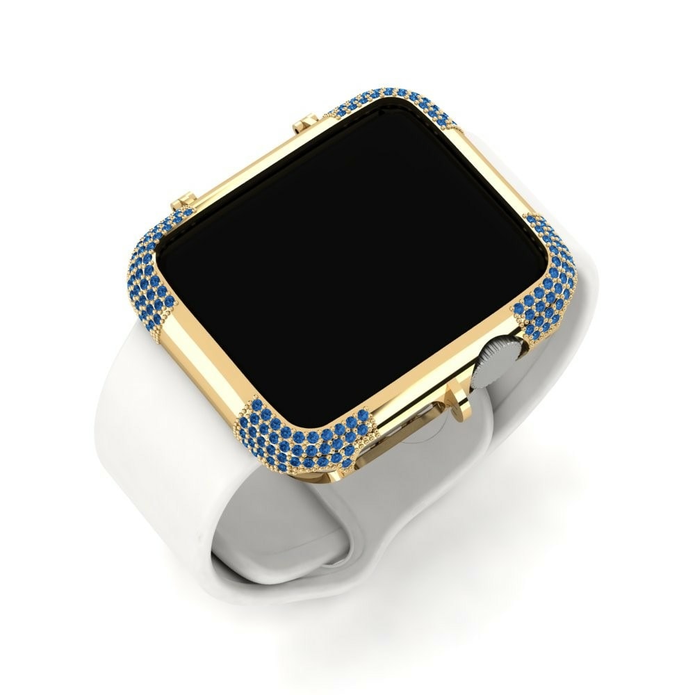 Swarovski Blue Apple Watch® Case Rattail