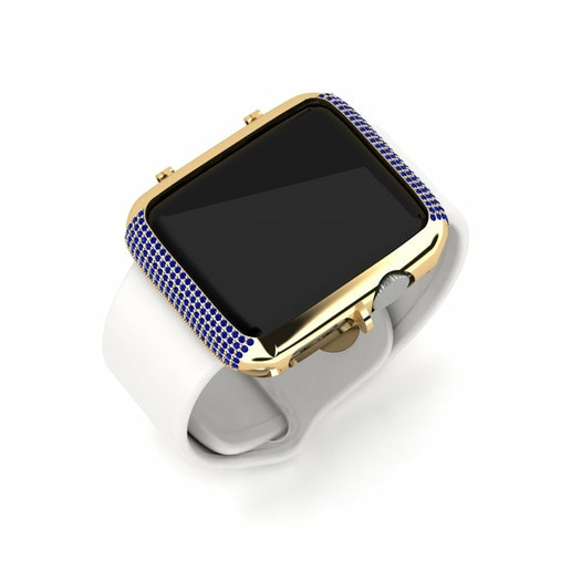Ốp đồng hồ Apple® Sapa Vàng 585 & Đá Sapphire