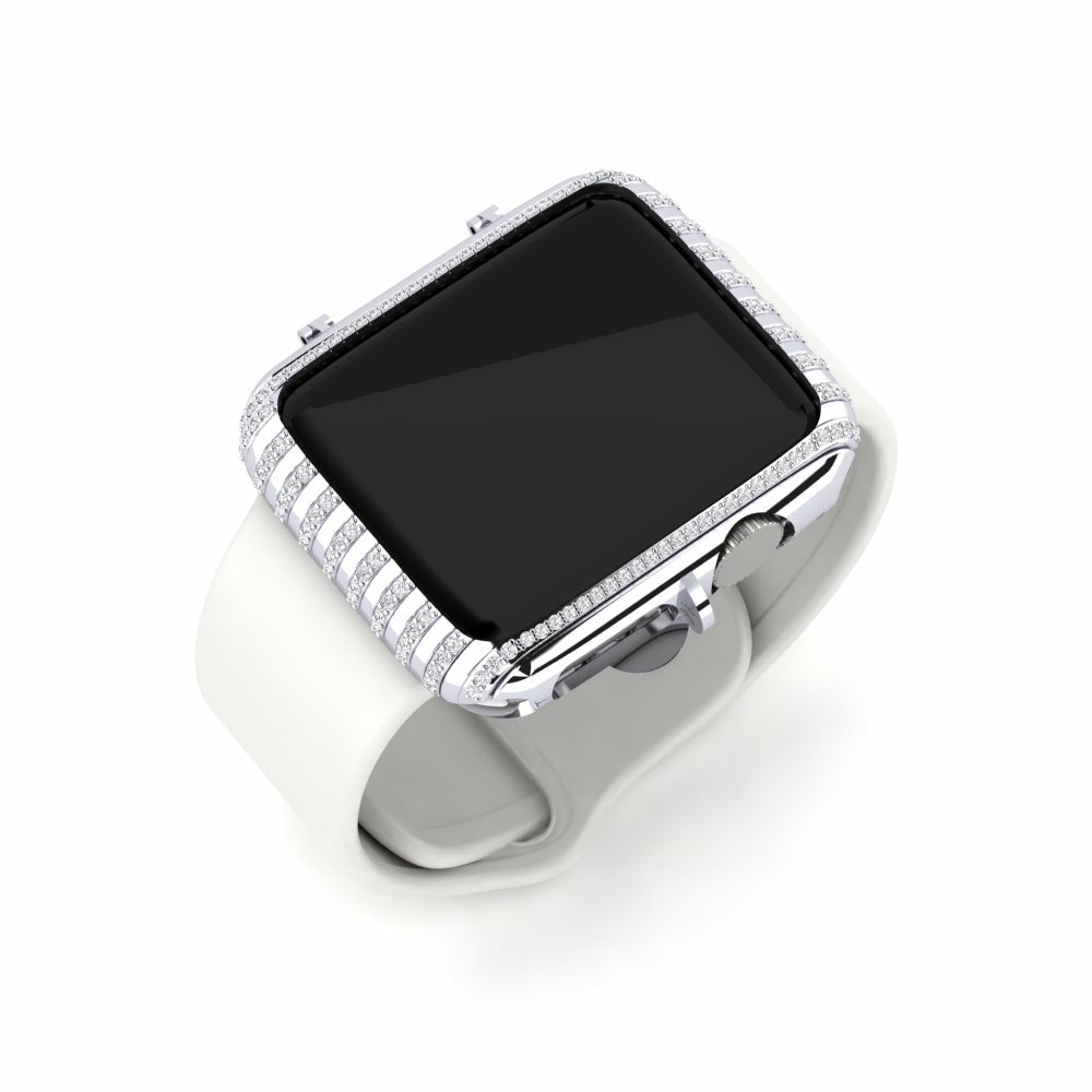 White Silver Apple Watch® Case Tare