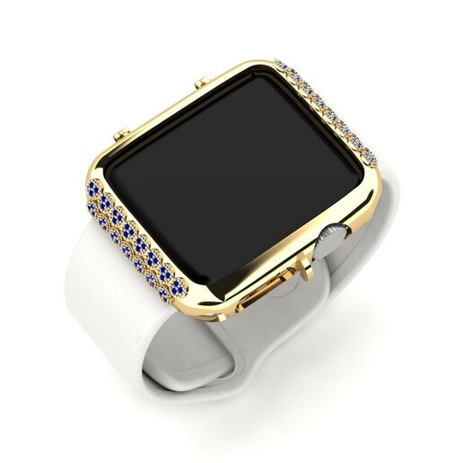 Ốp đồng hồ Apple® Unyk Vàng 585 & Đá Sapphire