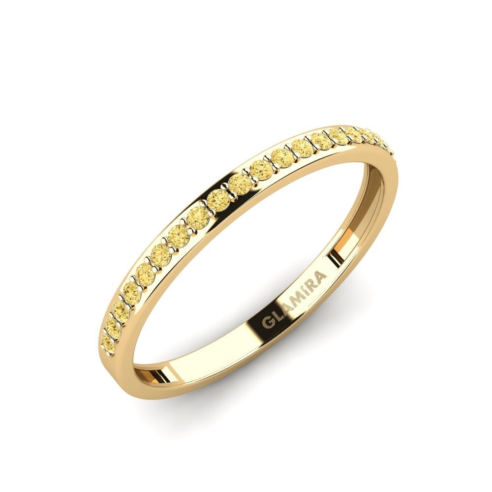 Yellow Diamond Ring Fendr - B