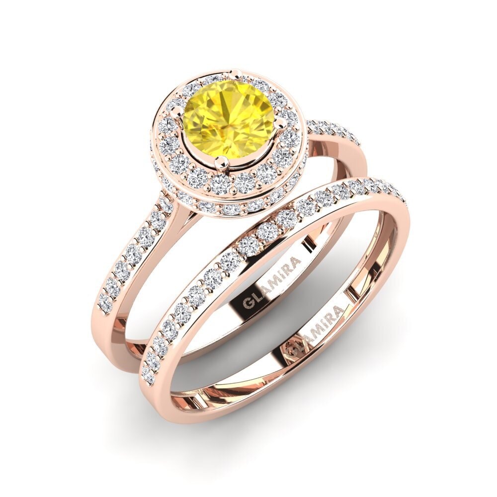 Yellow Sapphire Bridal Set Fendr