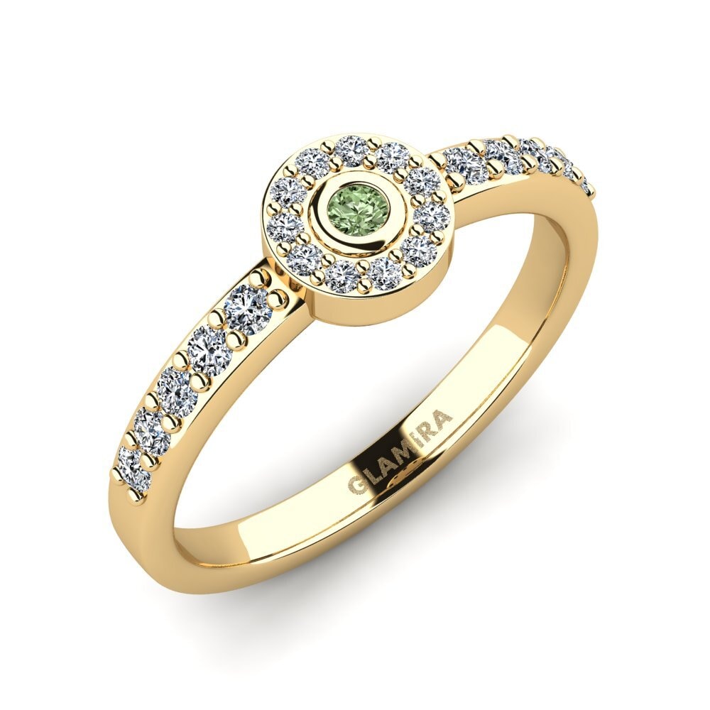 Green Diamond Ring Gimma - B