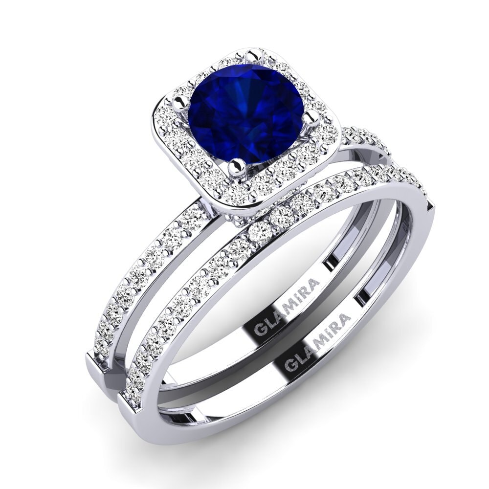 Shop Carat Round cut White Silver Sapphire (Lab Created