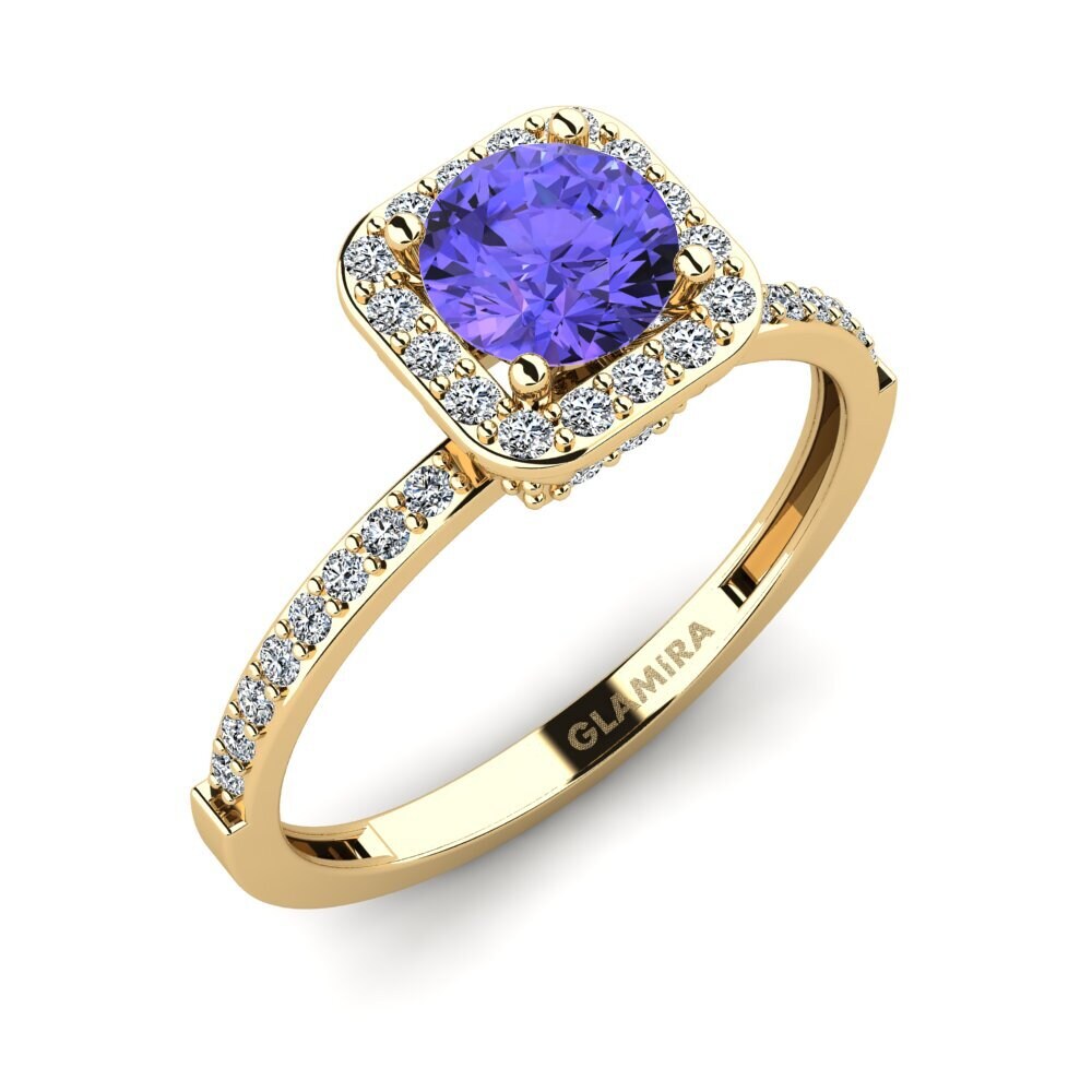 Tanzanite Engagement Ring Grede - A