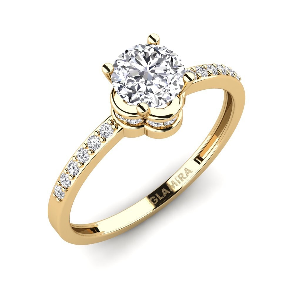 Diamante Anello di fidanzamento Htingi - A
