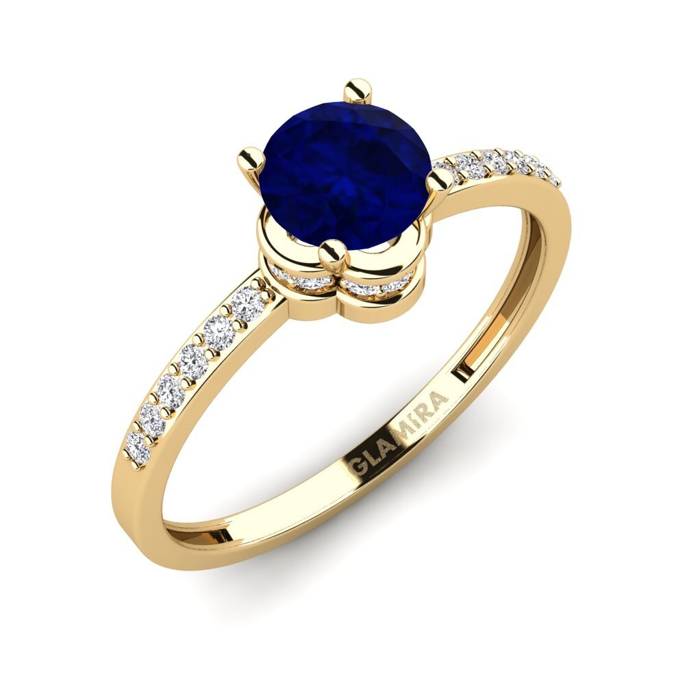 Sapphire Engagement Ring Htingi - A