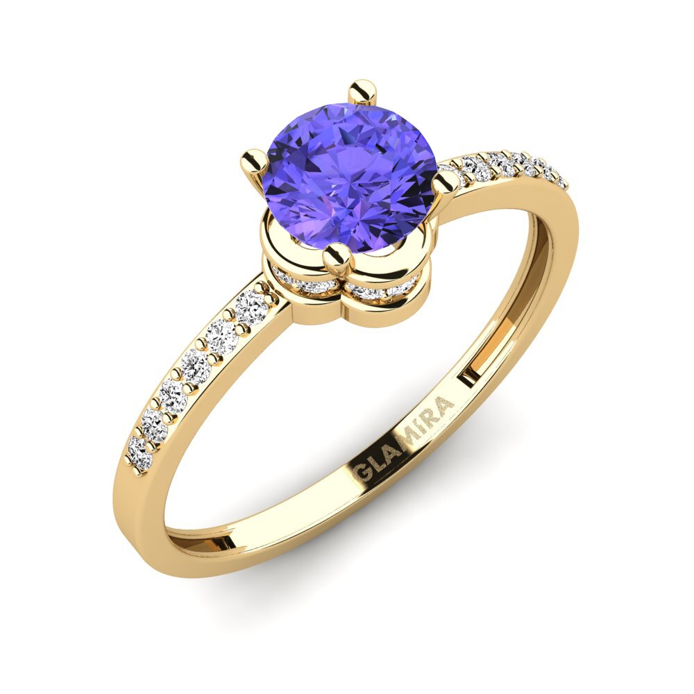 Tanzanite Engagement Ring Htingi - A