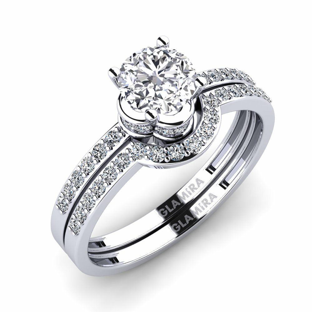 Platinum bridal set hot sale