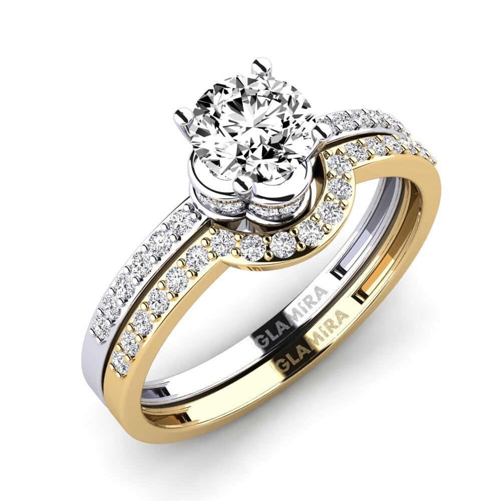 Moissanita Set de Anillos Htingi