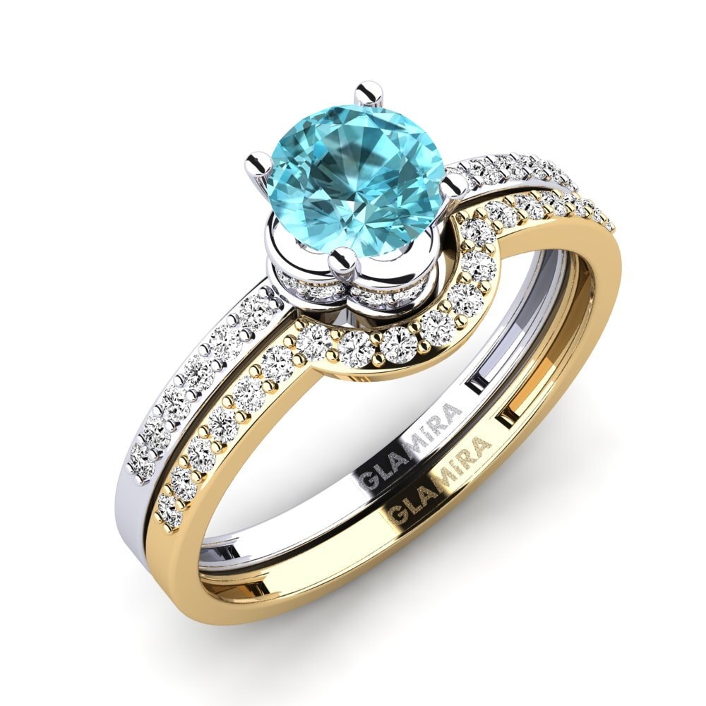 Zirkonia Biru Set Pengantin Htingi