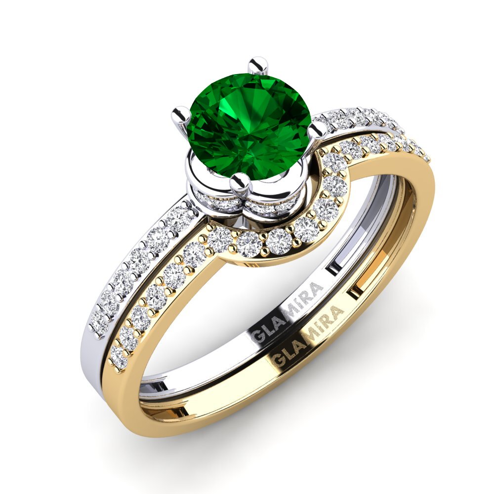 emerald-zirconia Set Pengantin Htingi
