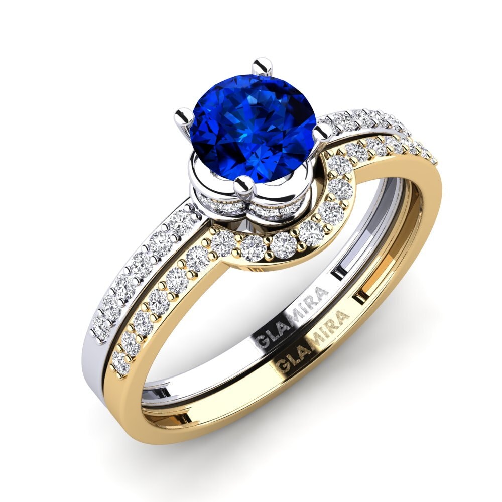 Safir (Dicipta di Makmal) Set Pengantin Htingi