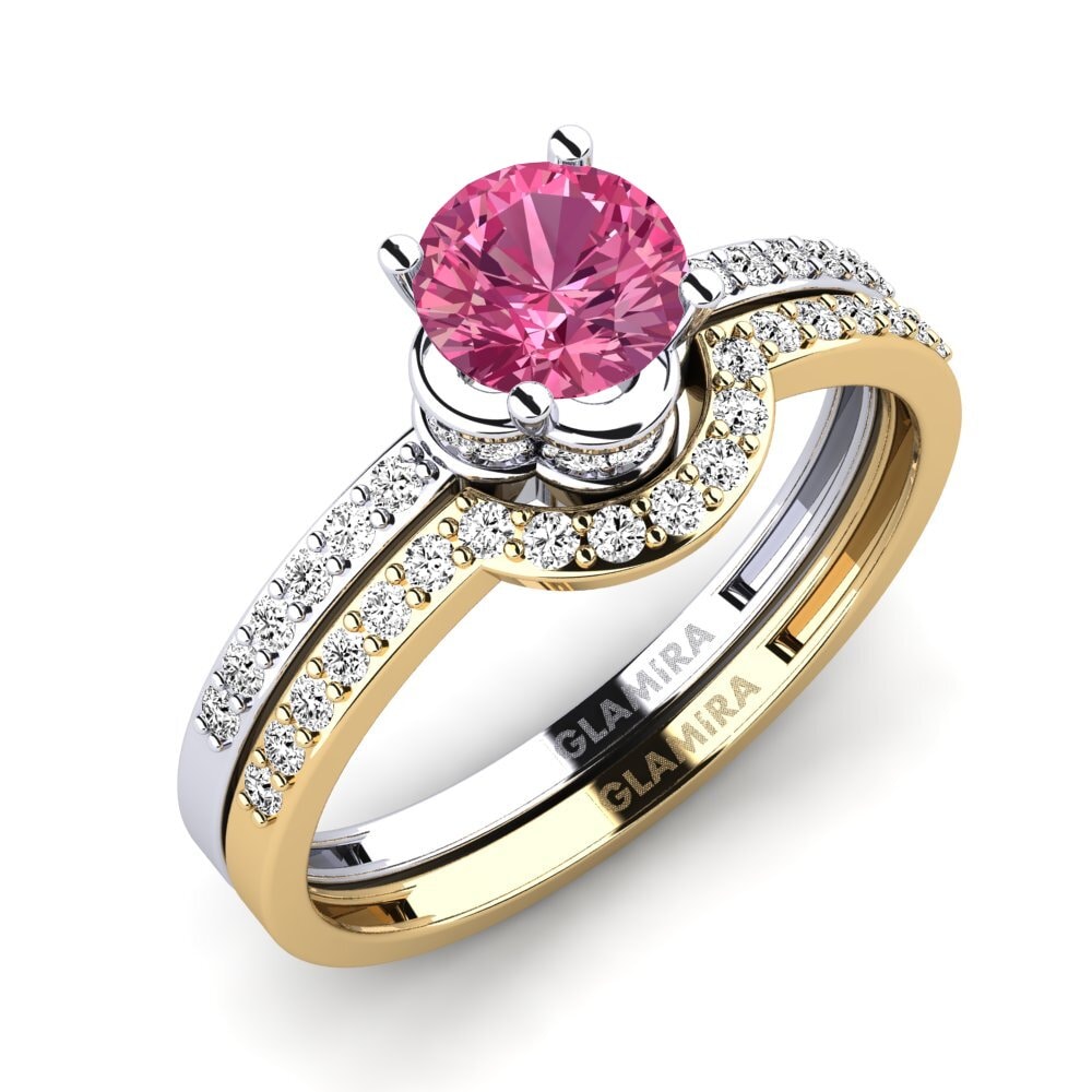 Tourmalin Merah Jambu Set Pengantin Htingi